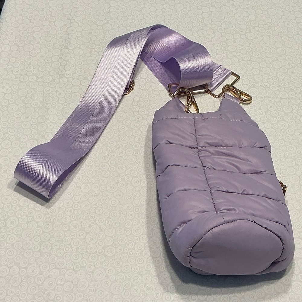 Lavender Quilted Crossbody Bag - Picture 5 of 10